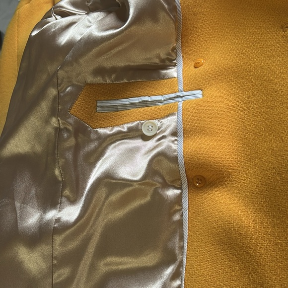 J Crew Marigold Majesty Stadium Cloth Wool Peacoat SZ 2 - Picture 10 of 11